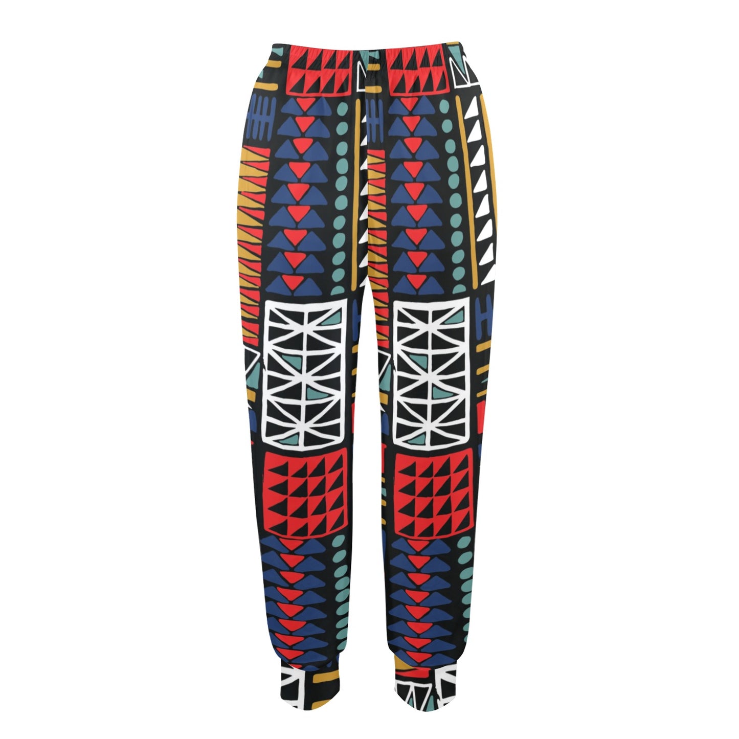Kente Pattern Print Design 02 Women's Casual Track Pants