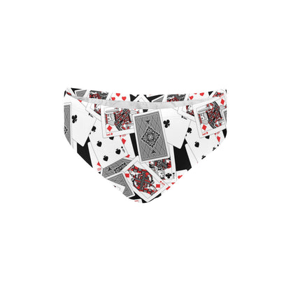 Poker Cards Pattern Print Design A04 Men's Swimming Briefs