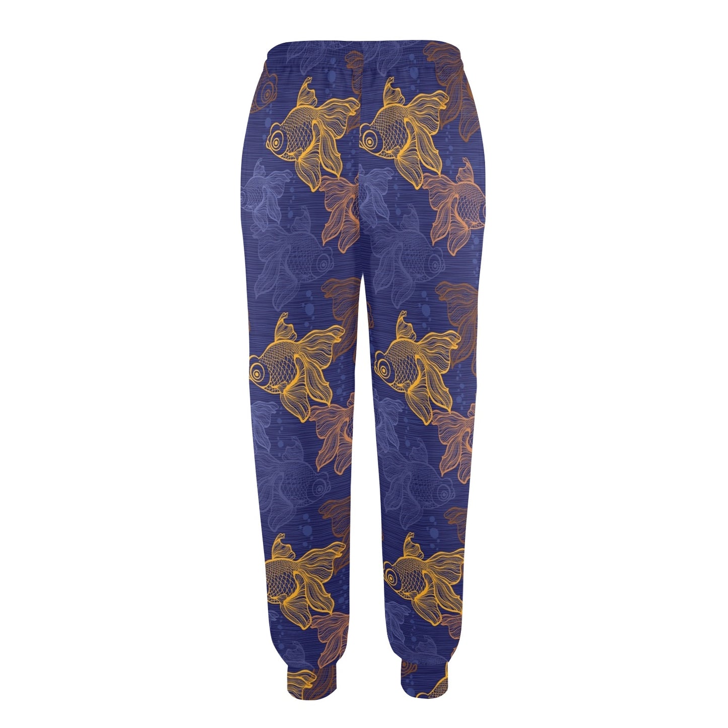 Goldfish Pattern Print Design 01 Women's Casual Track Pants
