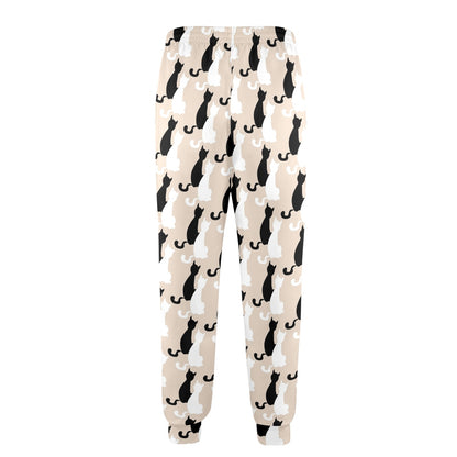 Cat Pattern Print Design 04 Men's Casual Track Pants
