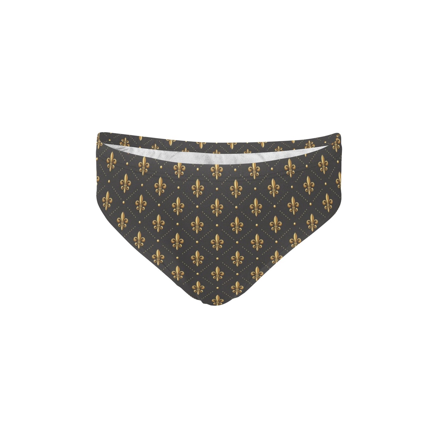 Fleur De Lis Print Design LKS402 Men's Swimming Briefs