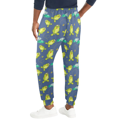 frog Design Print Pattern JJ0230 Men's Casual Track Pants