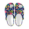 Beach Seashell Floral Theme Unisex Clogs Shoes