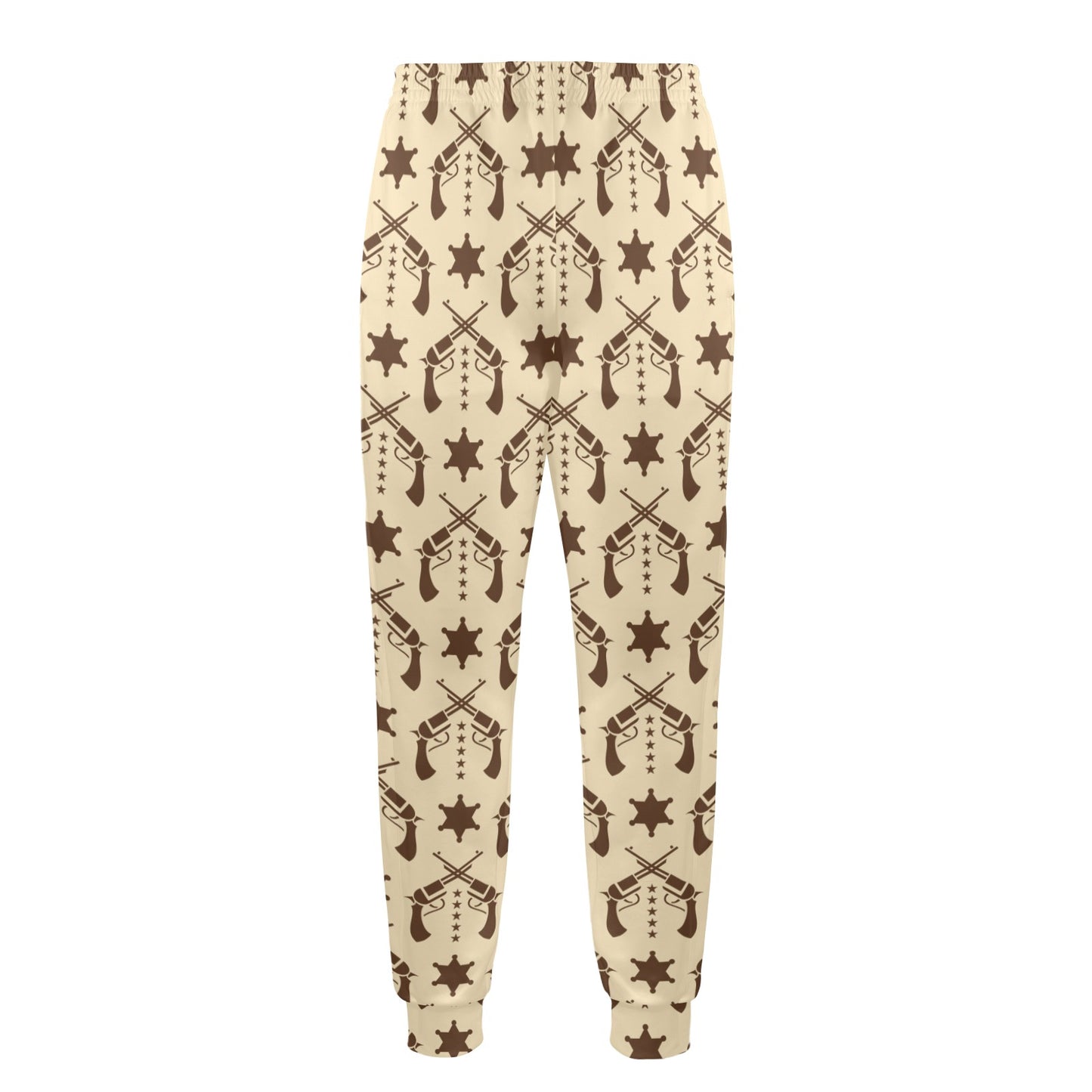 Western Cowboy Print Design LKS302 Men's Casual Track Pants