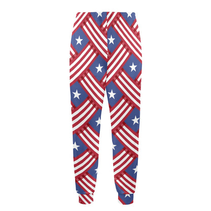 American flag Pattern Men's Casual Track Pants