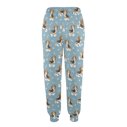 Beagle Pattern Print Design 02 Women's Casual Track Pants