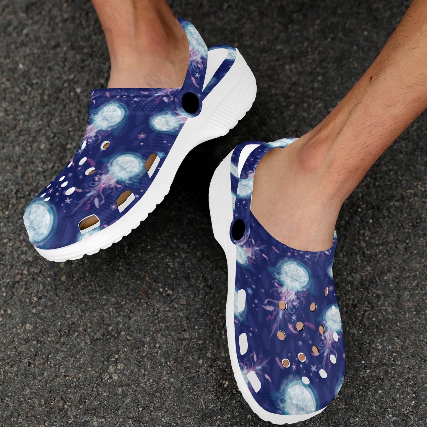 Jellyfish Cute Design Unisex Clogs Shoes