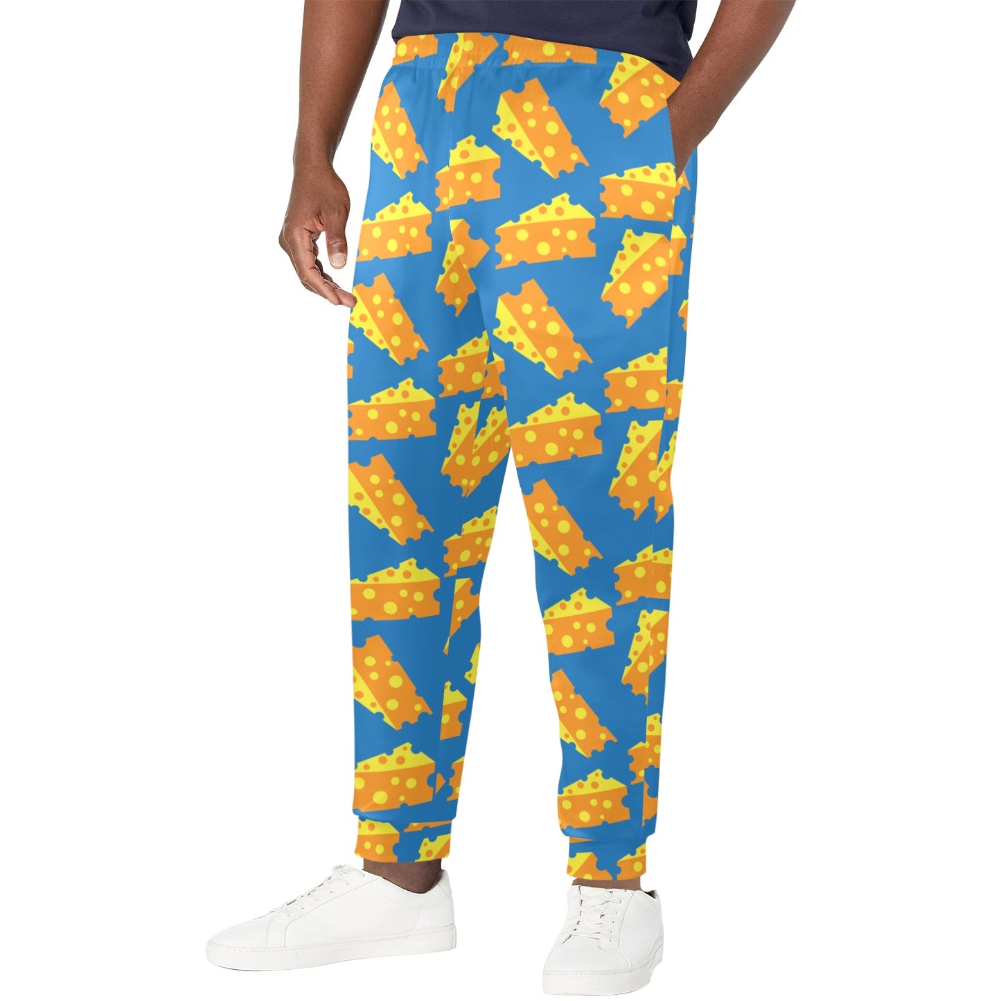 Cheese Pattern Print Design 05 Men's Casual Track Pants