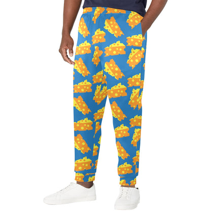 Cheese Pattern Print Design 05 Men's Casual Track Pants