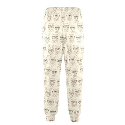 Cat Pattern Print Design 02 Men's Casual Track Pants