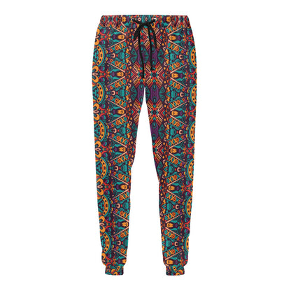 Ethnic Style Print Pattern Men's Sweatpants