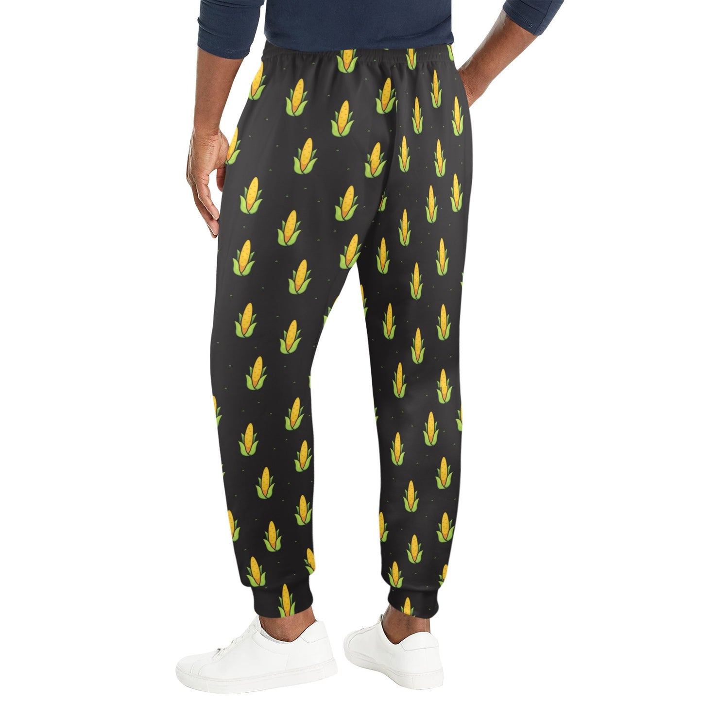 Corn Pattern Print Design 04 Men's Casual Track Pants