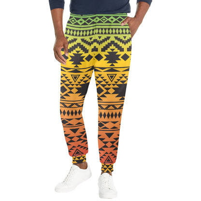Rastafarian Pattern Print Design A04 Men's Casual Track Pants