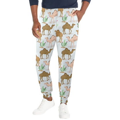 Camel cactus Design Print Pattern JJ027 Men's Casual Track Pants