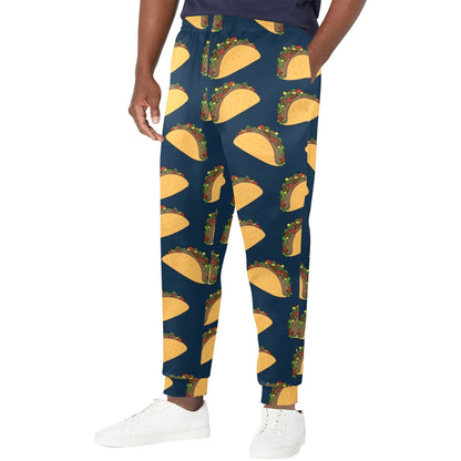 Taco Pattern Print Design TC04 Men's Casual Track Pants