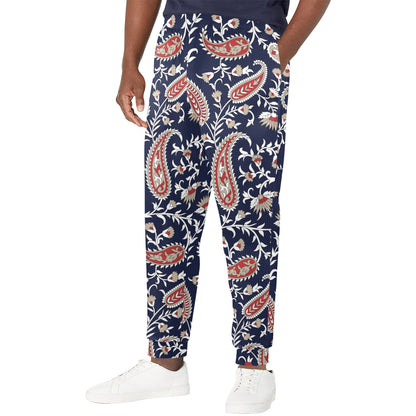 Paisley Pattern Print Design A05 Men's Casual Track Pants