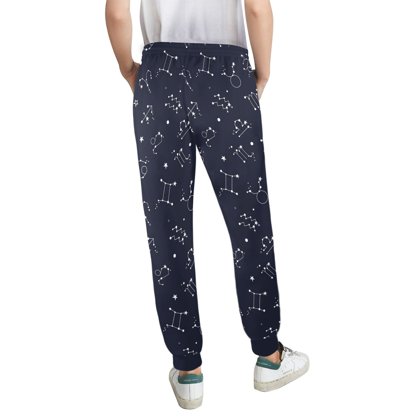 Constellation Pattern Print Design 05 Women's Casual Track Pants