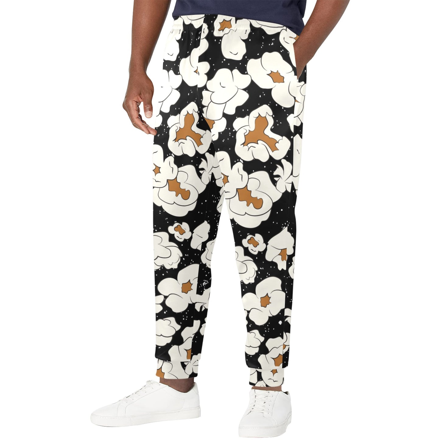 Popcorn Pattern Print Design A02 Men's Casual Track Pants