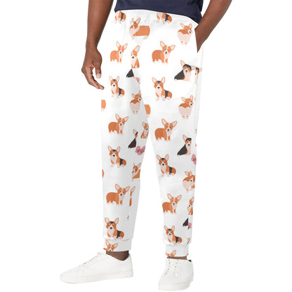 Cardigan Welsh Corgis Pattern Print Design 02 Men's Casual Track Pants