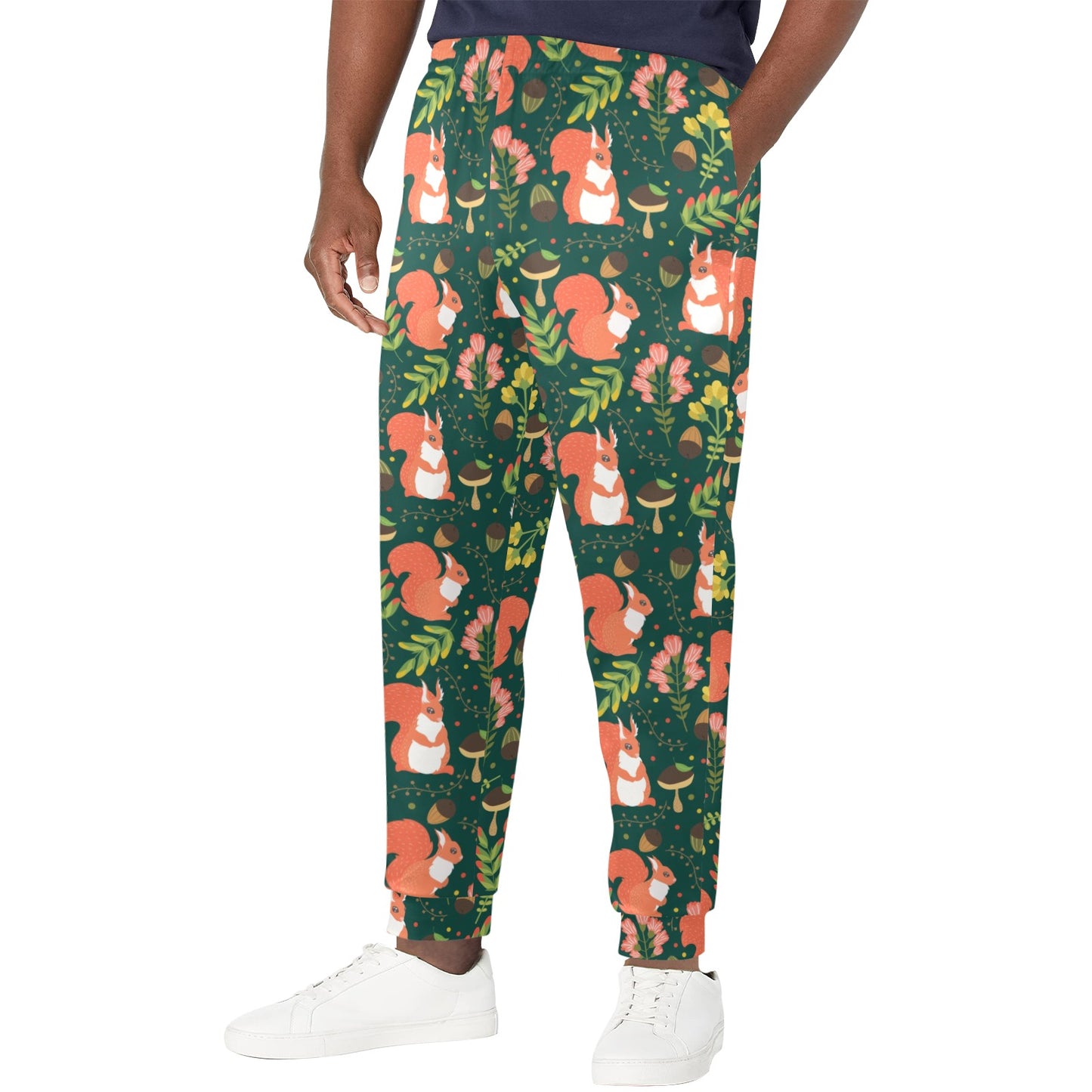 Squirrel Print Design LKS302 Men's Casual Track Pants