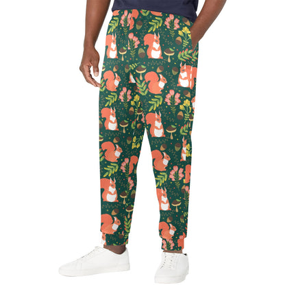 Squirrel Print Design LKS302 Men's Casual Track Pants