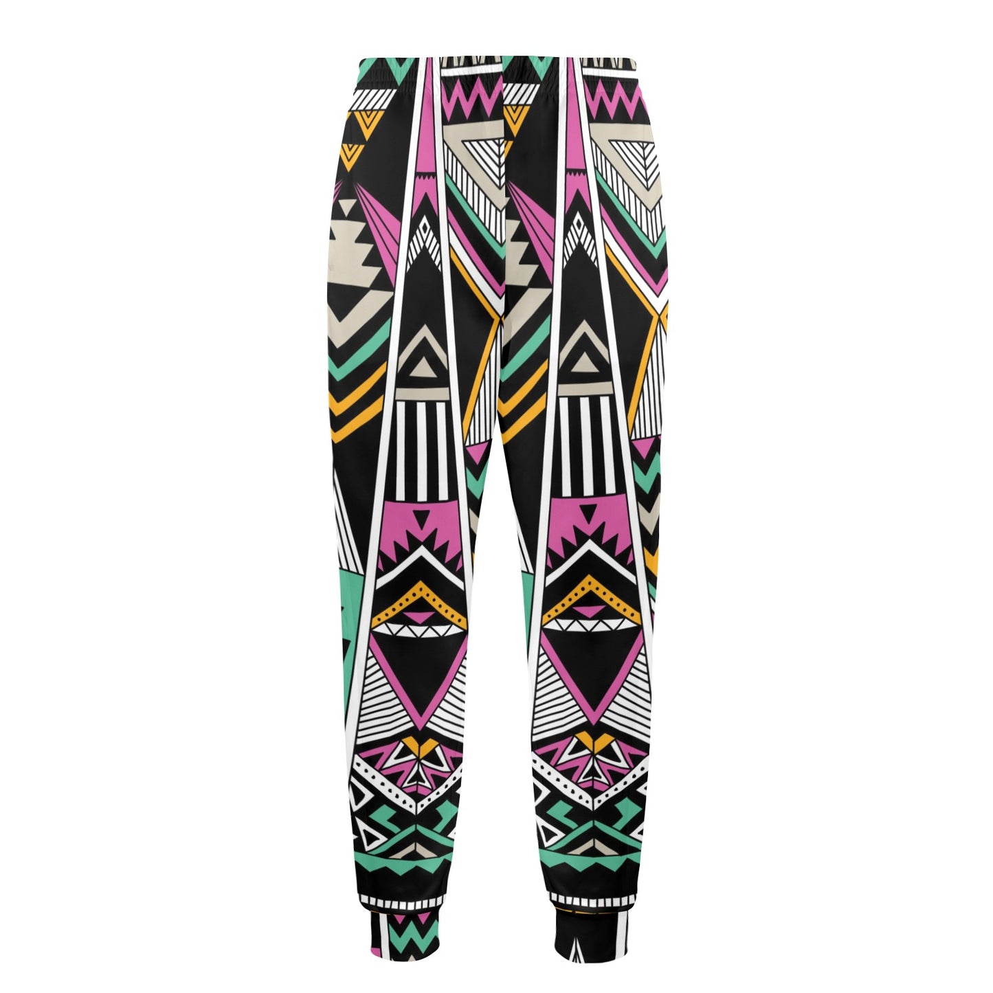 Tribal Aztec Triangle Men's Casual Track Pants