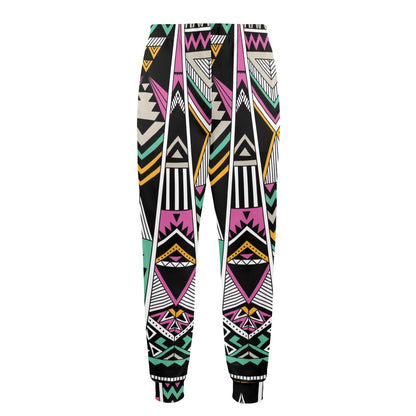 Tribal Aztec Triangle Men's Casual Track Pants