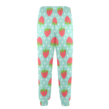 Strawberry Pattern Print Design SB06 Men's Casual Track Pants