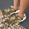 Camo Realistic Tree Texture Print Unisex Clogs Shoes