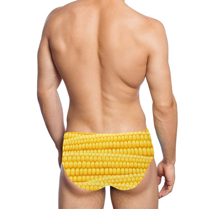 Agricultural Corn cob Pattern Men's Swimming Briefs