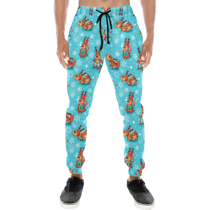 Reindeer Print Design LKS402 Men's Sweatpants