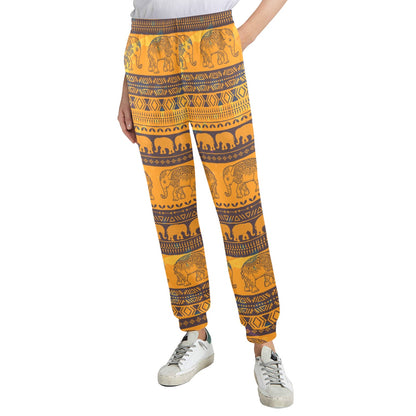 Elephant Aztec Women's Casual Track Pants