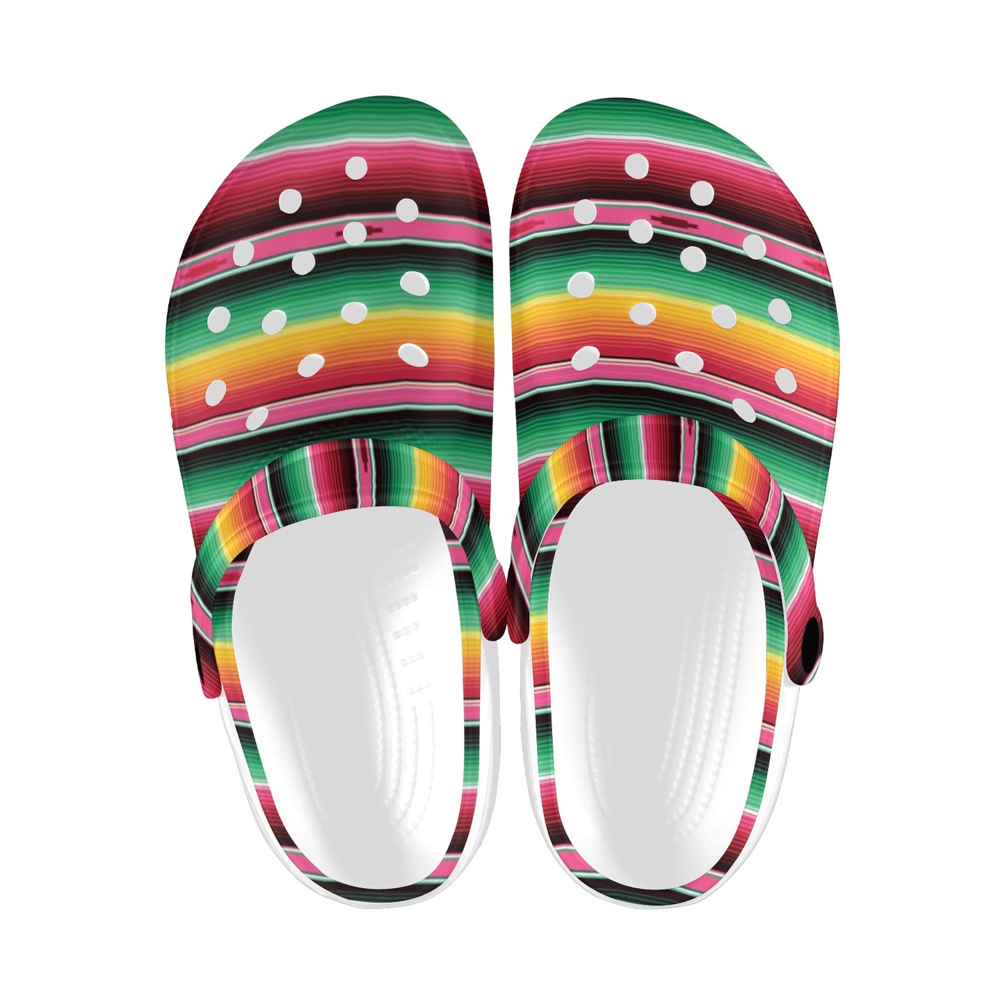 Mexican Blanket Classic Print Pattern Unisex Clogs Shoes