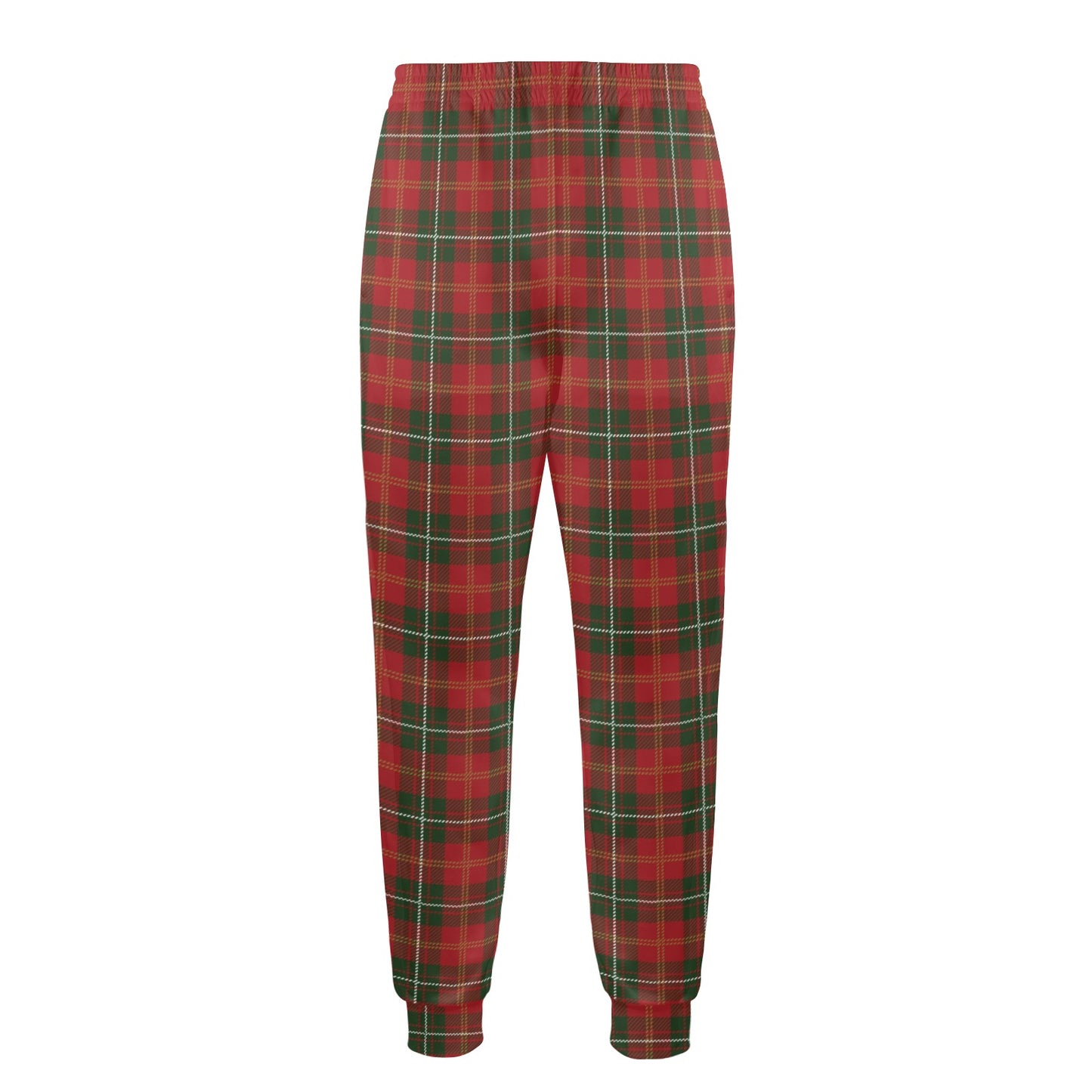 Holiday Tartan Plaid Pattern Men's Casual Track Pants