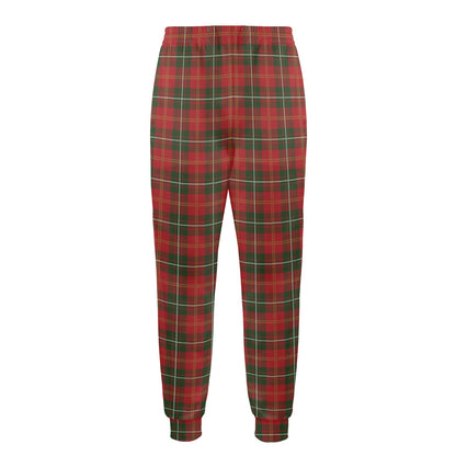 Holiday Tartan Plaid Pattern Men's Casual Track Pants
