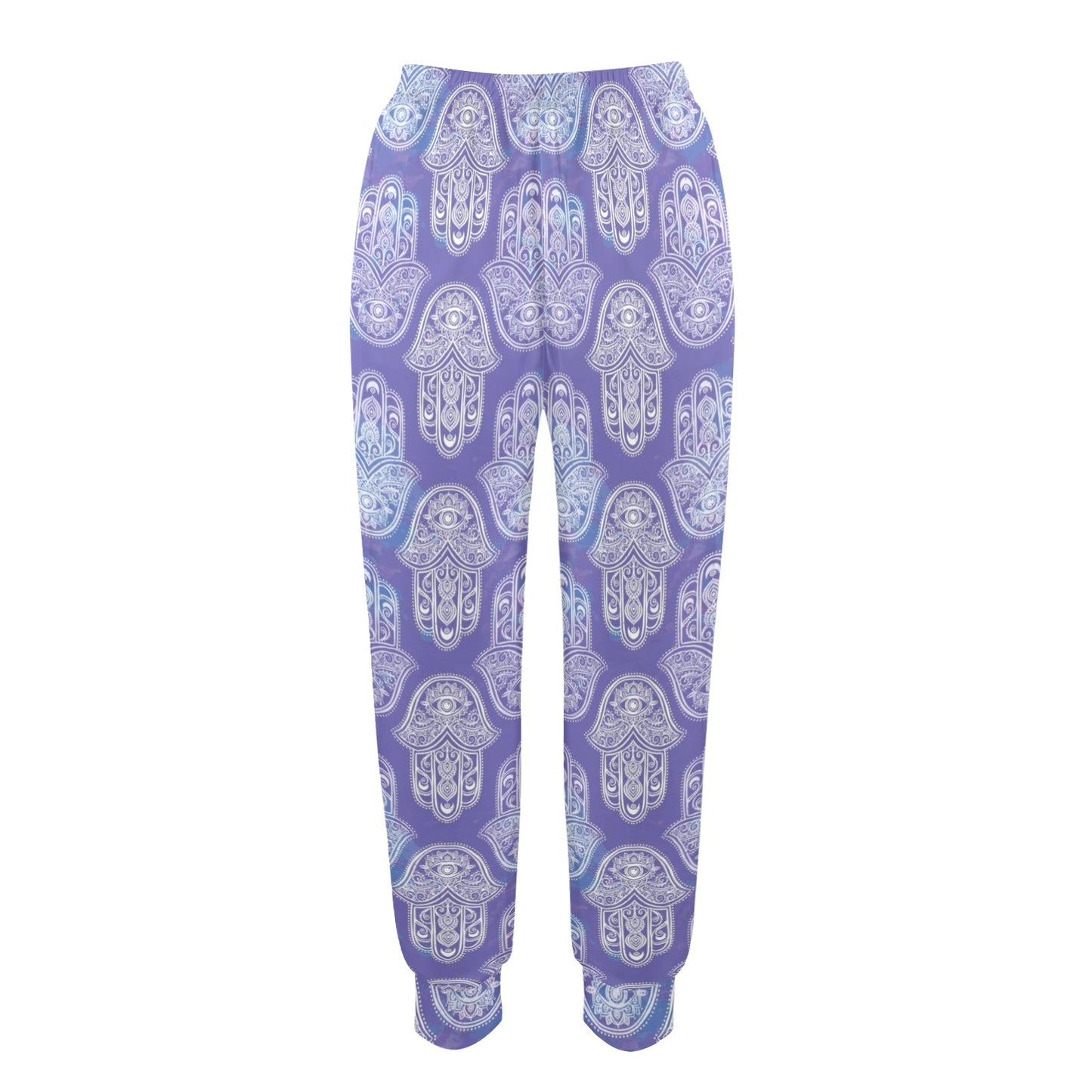hamsa Design Print Pattern JJ0320 Women's Casual Track Pants