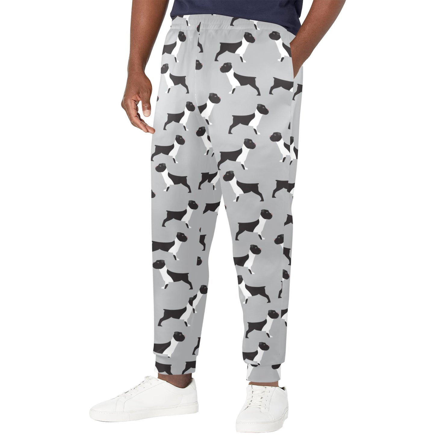 Boxers Pattern Print Design 01 Men's Casual Track Pants