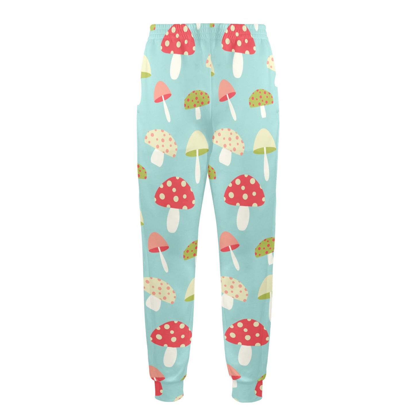 Mushroom Pattern Print Design A01 Men's Casual Track Pants