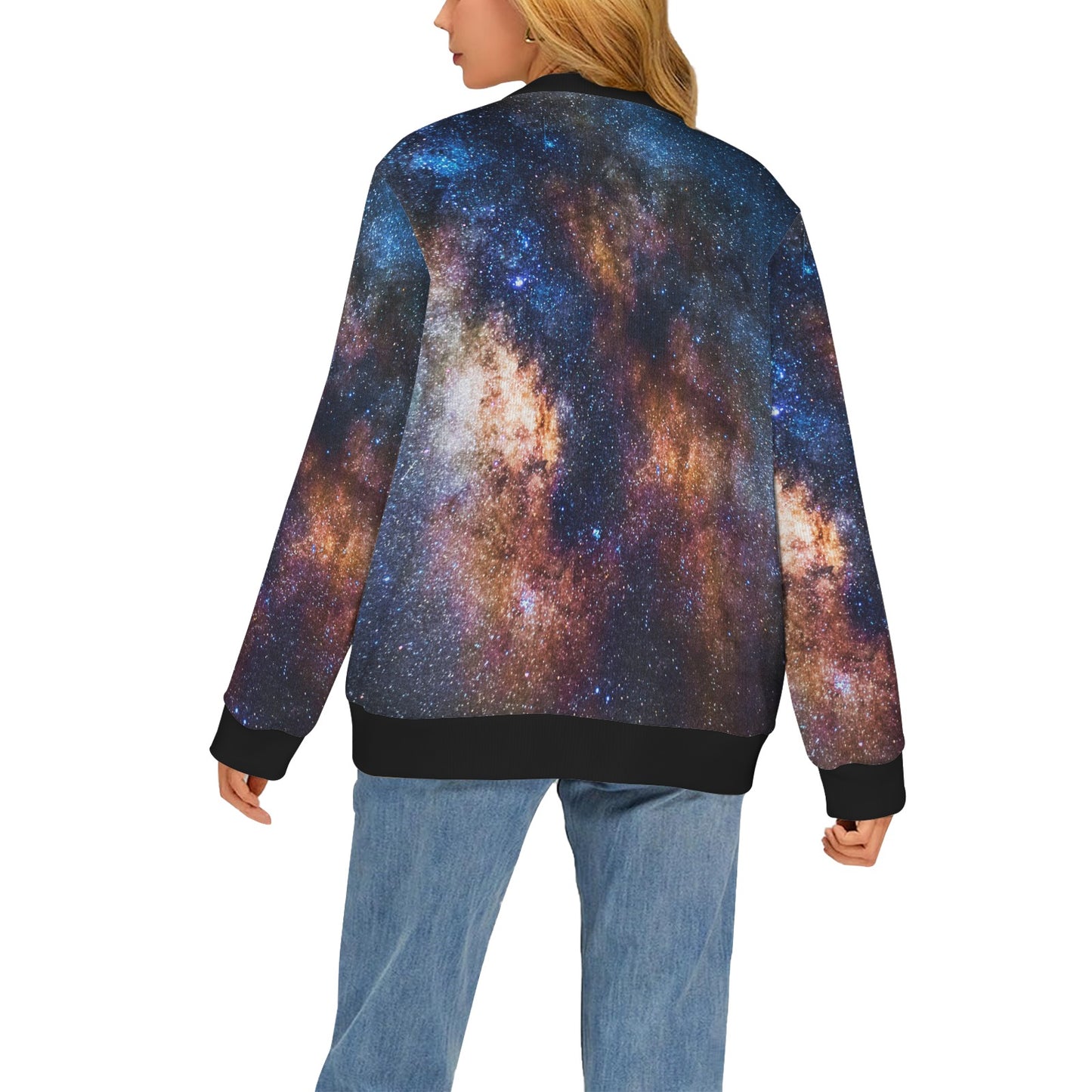 Celestial Milky way Galaxy Women's Cardigan