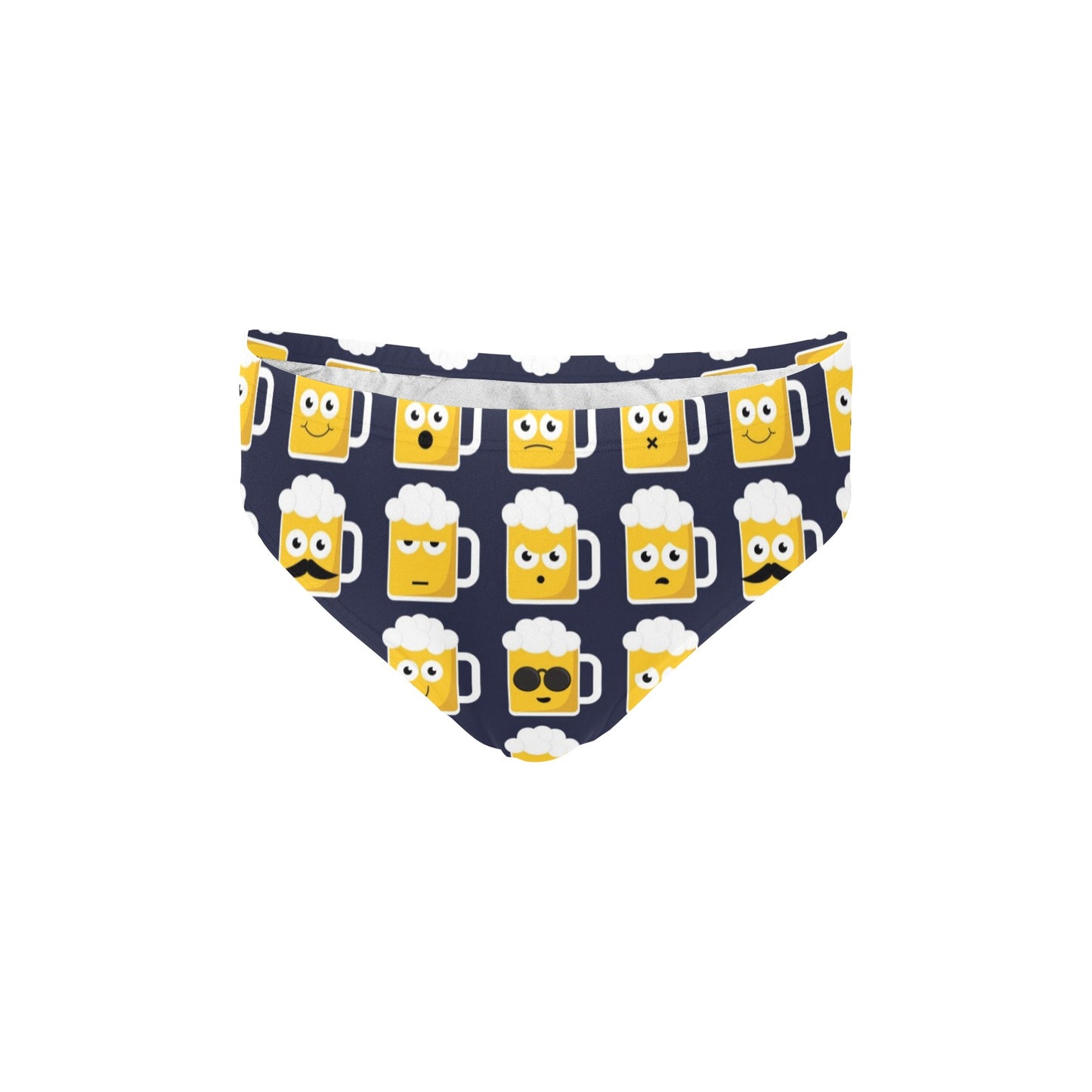 emoji beer Design Print Pattern JJ0121 Men's Swimming Briefs