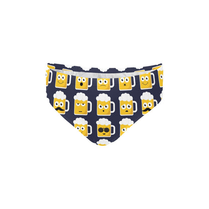 emoji beer Design Print Pattern JJ0121 Men's Swimming Briefs