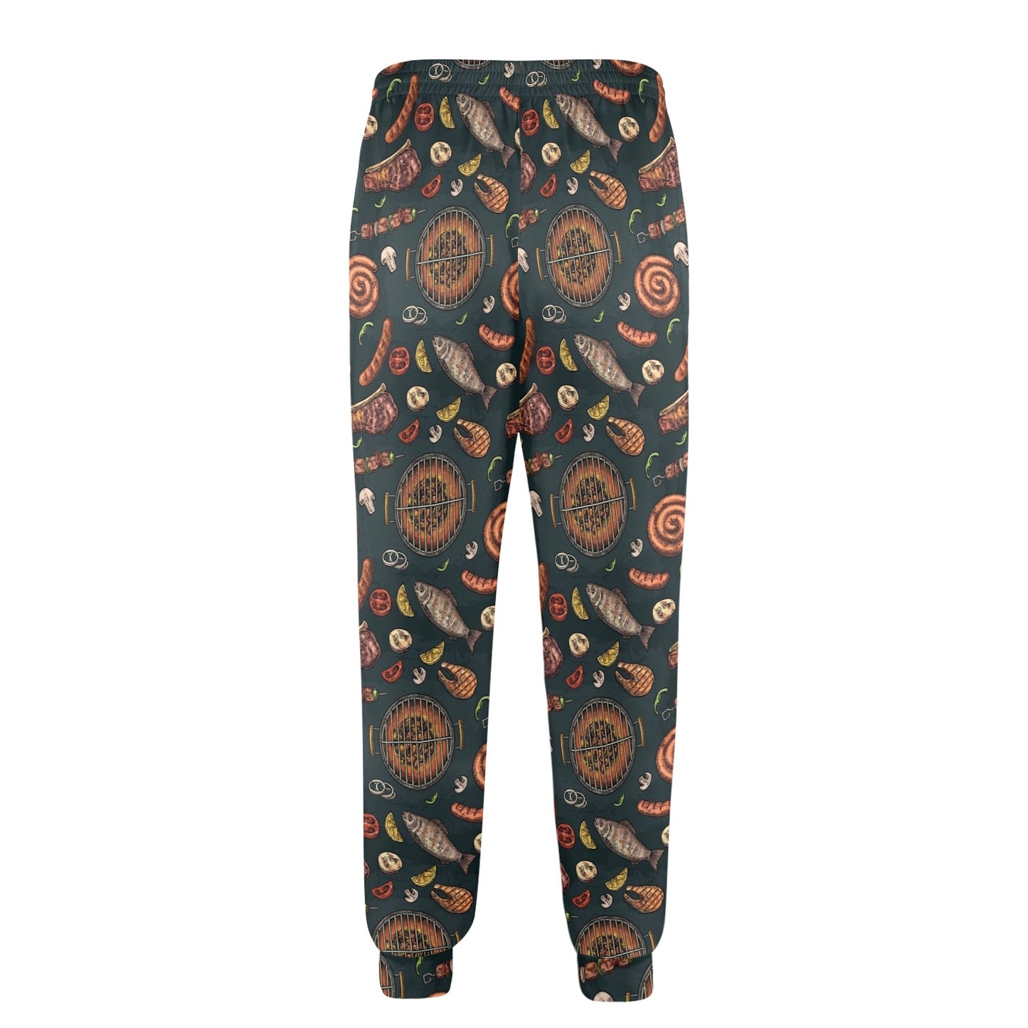 Barbecue Pattern Print Design 02 Men's Casual Track Pants