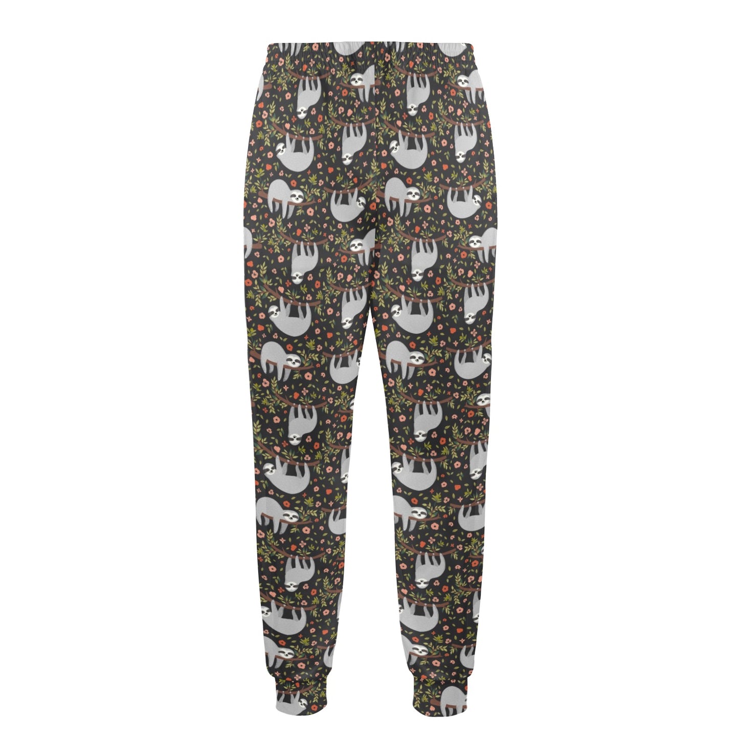 Sloth Cute Design Themed Print Men's Casual Track Pants