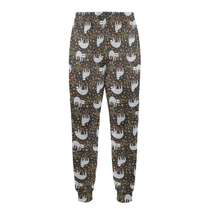 Sloth Cute Design Themed Print Men's Casual Track Pants