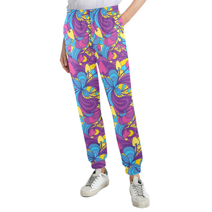 Psychedelic Mushroom Pattern Print Design A03 Women's Casual Track Pants
