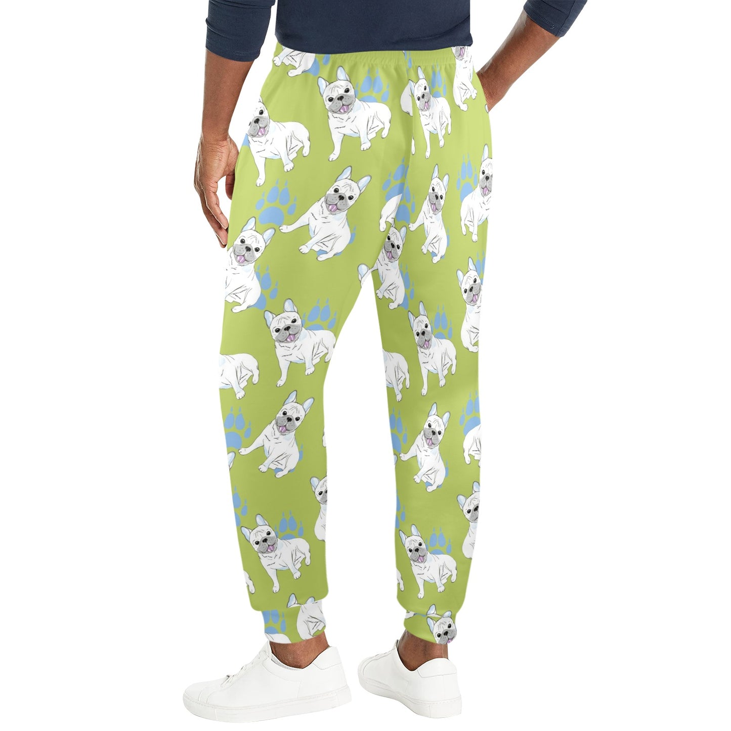 French Bulldogs Design Print Pattern JJ0224 Men's Casual Track Pants