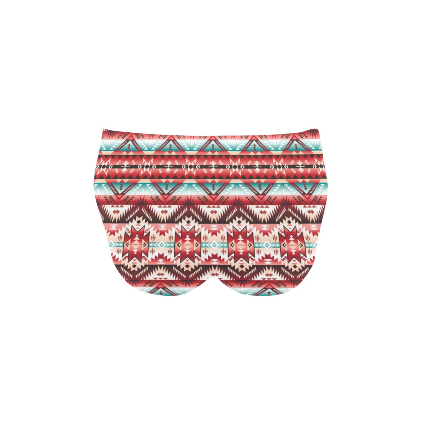 Aztec Western Style Print Pattern Men's Swimming Briefs