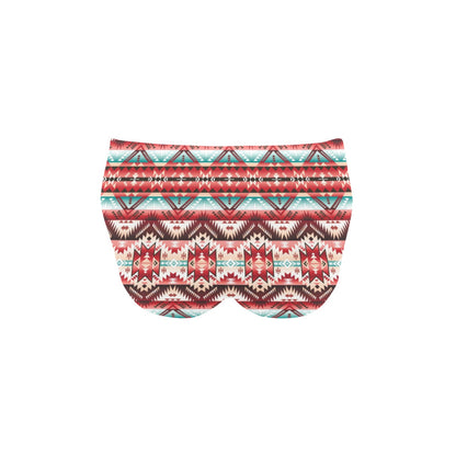 Aztec Western Style Print Pattern Men's Swimming Briefs