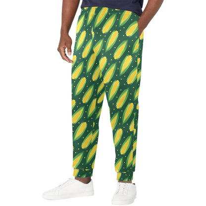 Corn Pattern Print Design 03 Men's Casual Track Pants