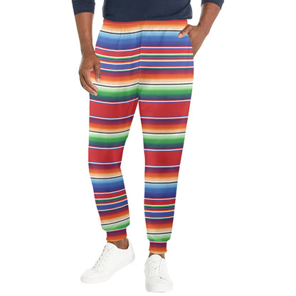 Serape Print Design LKS304 Men's Casual Track Pants
